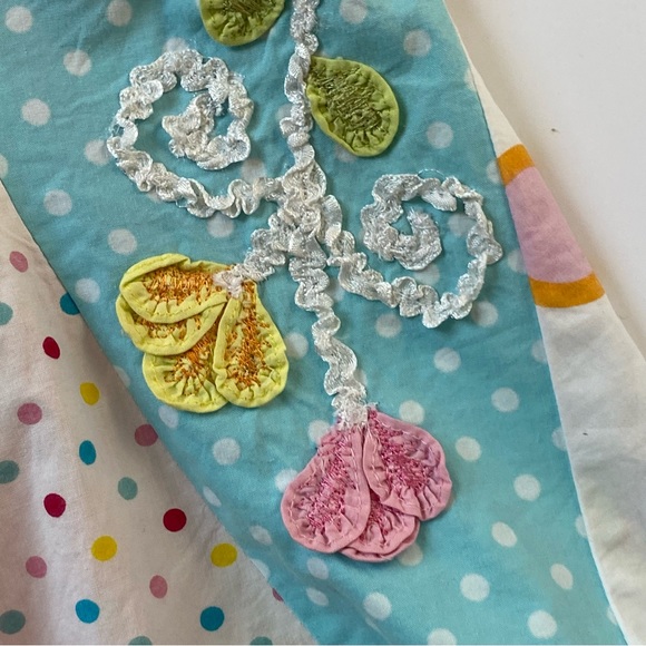 Beetlejuice Dress Size 12 Months New NWT Boutique boho handkerchief Baby girls - Picture 14 of 16